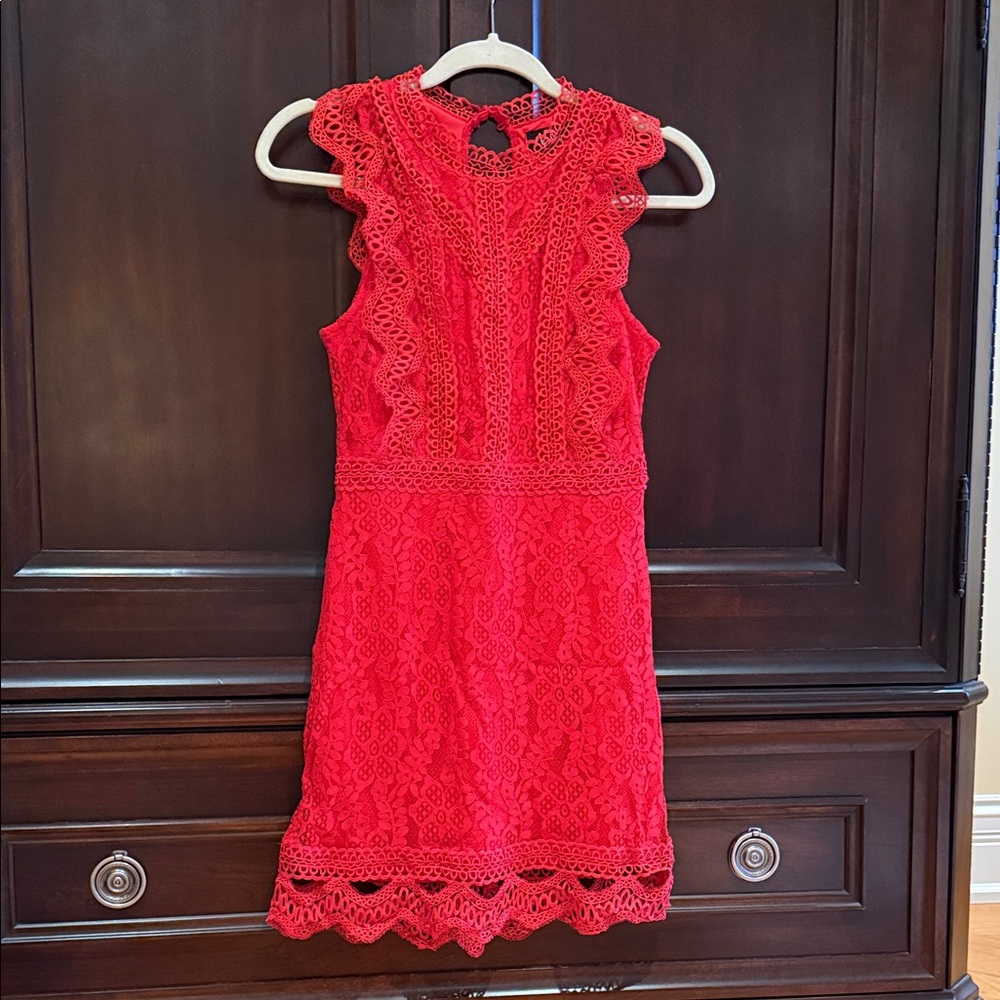 Lulus red dress